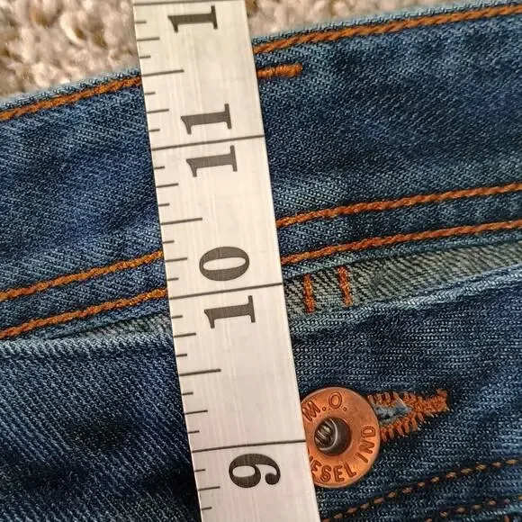 Diesel Larkee Jeans Men’s Tag 38 x 32 actual 40 x 33 Dark Wash Straight Leg - Picture 7 of 14